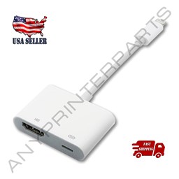 Picture of Sonilco 8 Pin to HDMI Digital Adapter 1080P HDMI Cable For Apple iPad iPhone